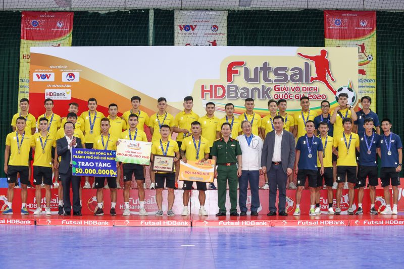 Các nhà vô địch giải bóng đá phủi Futsal VĐQG HDBank  