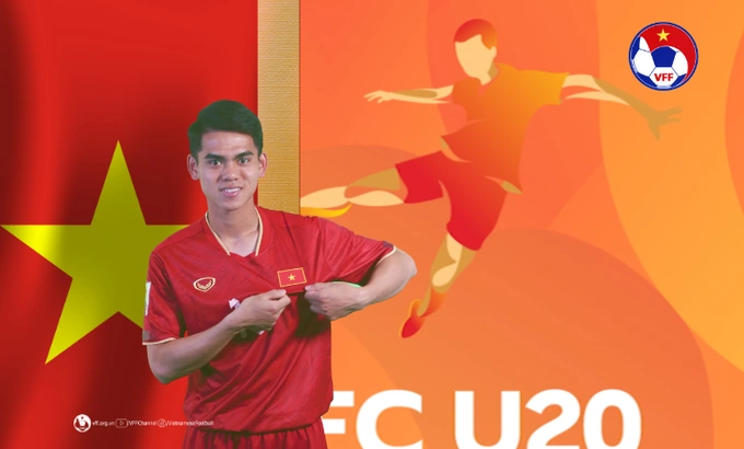 Ngôi sao U20 Việt Nam Tiền vệ Khuất Văn Khang