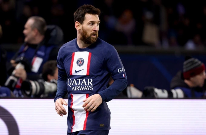 Messi trong màu áo PSG