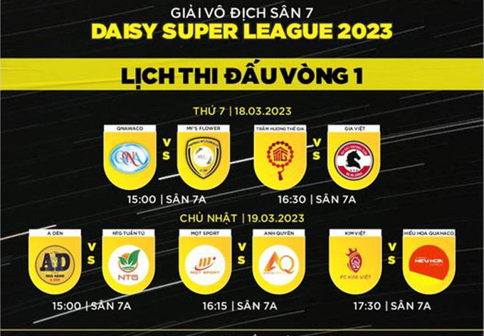 Daisy Super League 2023 sẽ quy tụ nhiều ngôi sao hàng đầu của giới phủi