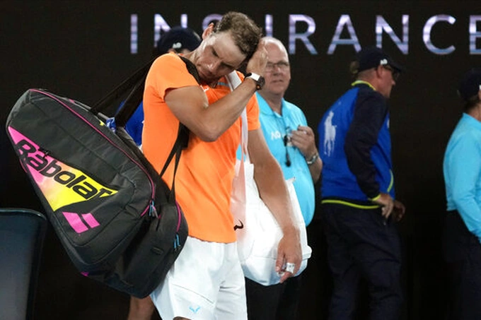 Rafael Nadal liên tục vắng mặt ở các giải đấu lớn do chấn thương