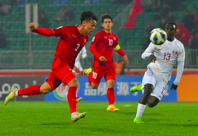 Khuất Văn Khang góp công giúp U20 Việt Nam đánh bại Qatar