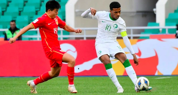 U20 Trung Quốc có chiến thắng rất quan trọng trước Saudi Arabia