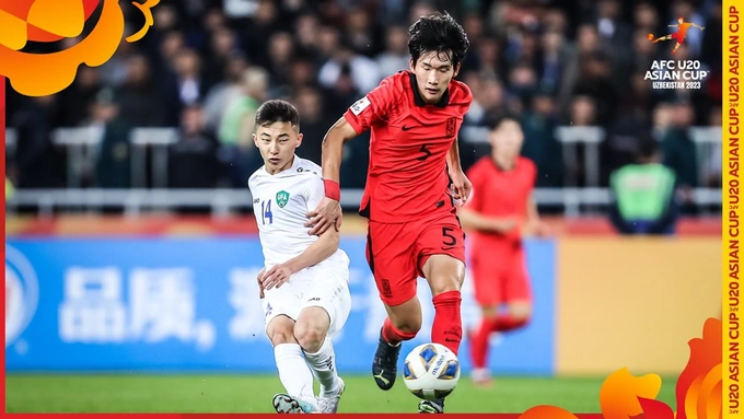 U20 Hàn Quốc lỡ hẹn với trận chung kết U20 châu Á 2023 đầy cay đắng