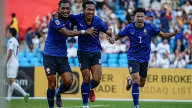 Bóng đá Campuchia quyết tâm giành huy chương SEA Games 32