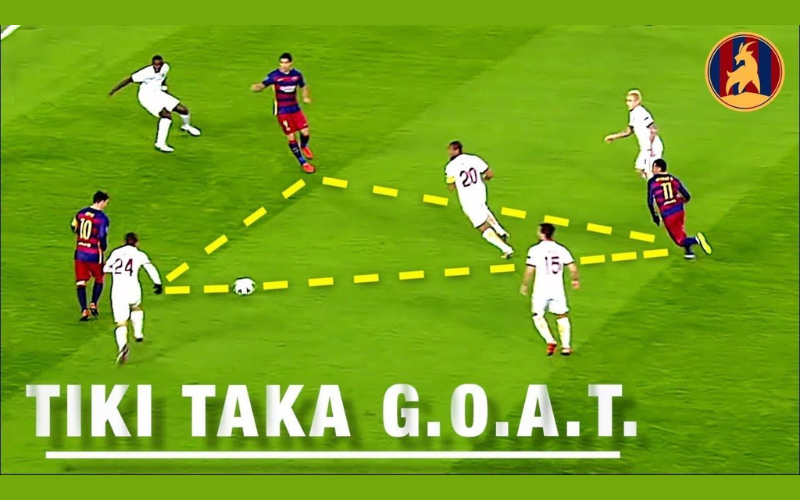 Chiến thuật tiki taka trong bóng đá được áp dụng thành công nhất bởi câu lạc bộ bóng đá chuyên nghiệp Barcelona