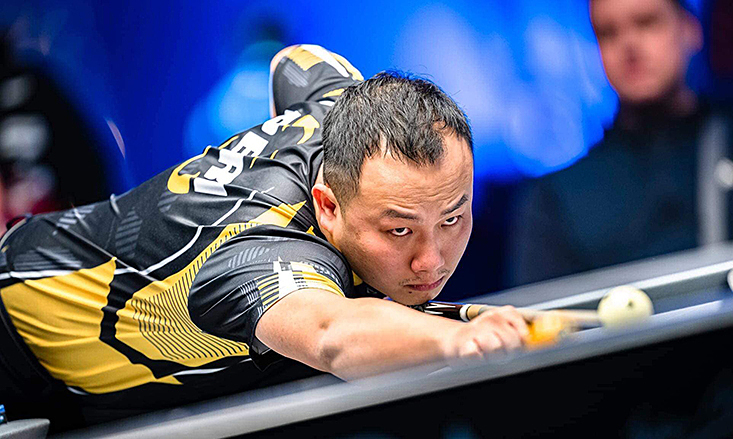 Cơ thủ Nguyễn Anh Tuấn tại giải pool 9 bi thế giới