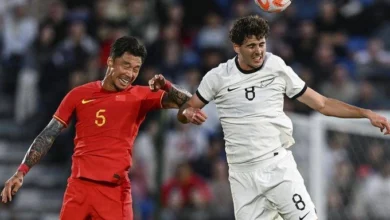 Đội tuyển Trung Quốc bị New Zealand cầm chân với tỷ số 0-0