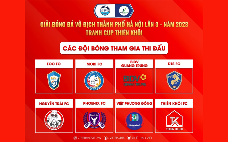 Những câu lạc bộ chất lượng tham gia giải bóng đá Hà Nội là những đội được yêu thích bởi người hâm mộ bóng đá Thủ đô