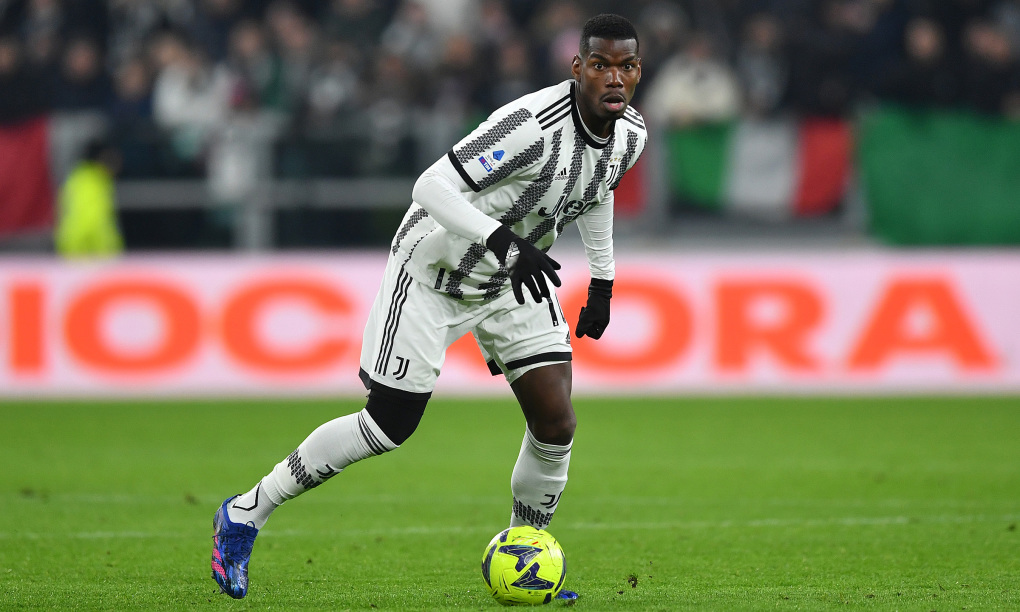 Pogba chơi gần 30 phút cuối trong trận Juventus thắng Torino 4-2