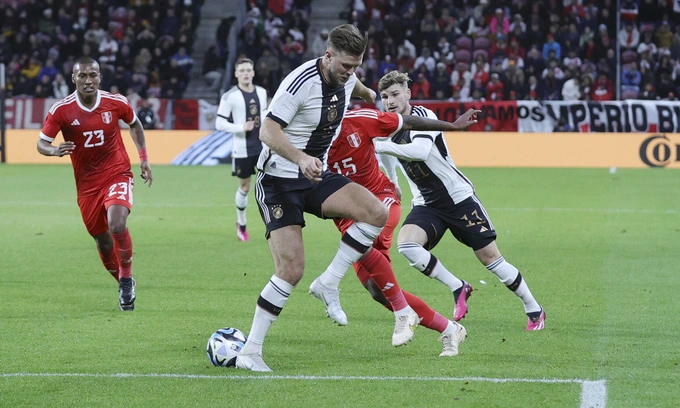 Fullkrug lập cú đúp trong chiến thắng của Đức trước Peru