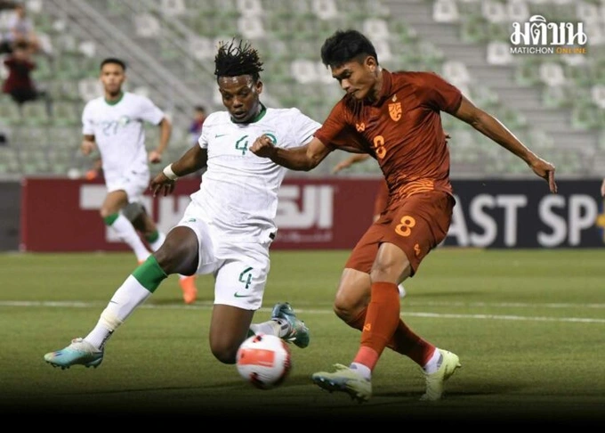 U23 Thái Lan gây ra rất nhiều khó khăn cho U23 Saudi Arabia