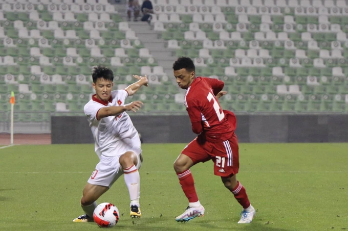 U23 Việt Nam đã hụt hơi trong hiệp hai trước U23 UAE 